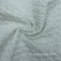 Tissu jacquard mélangé en polyester élastique en polyester